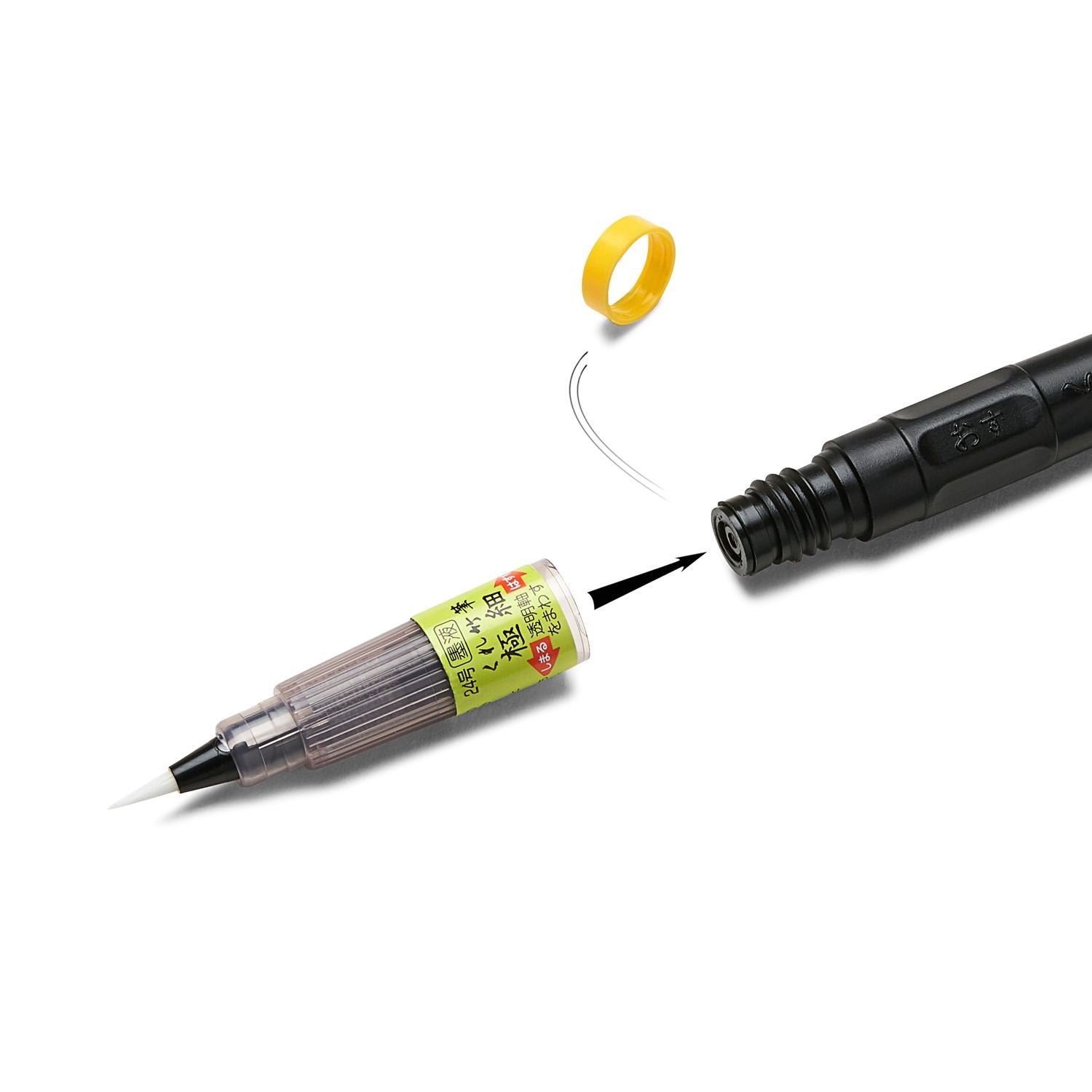 Kuretake Brush Pen Medium - Black image 5
