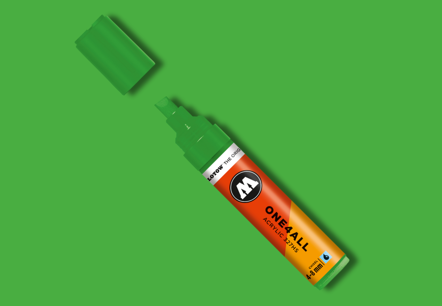 MOLOTOW ONE4ALL Marker 327HS - 222 KACAO77 Universes Green image