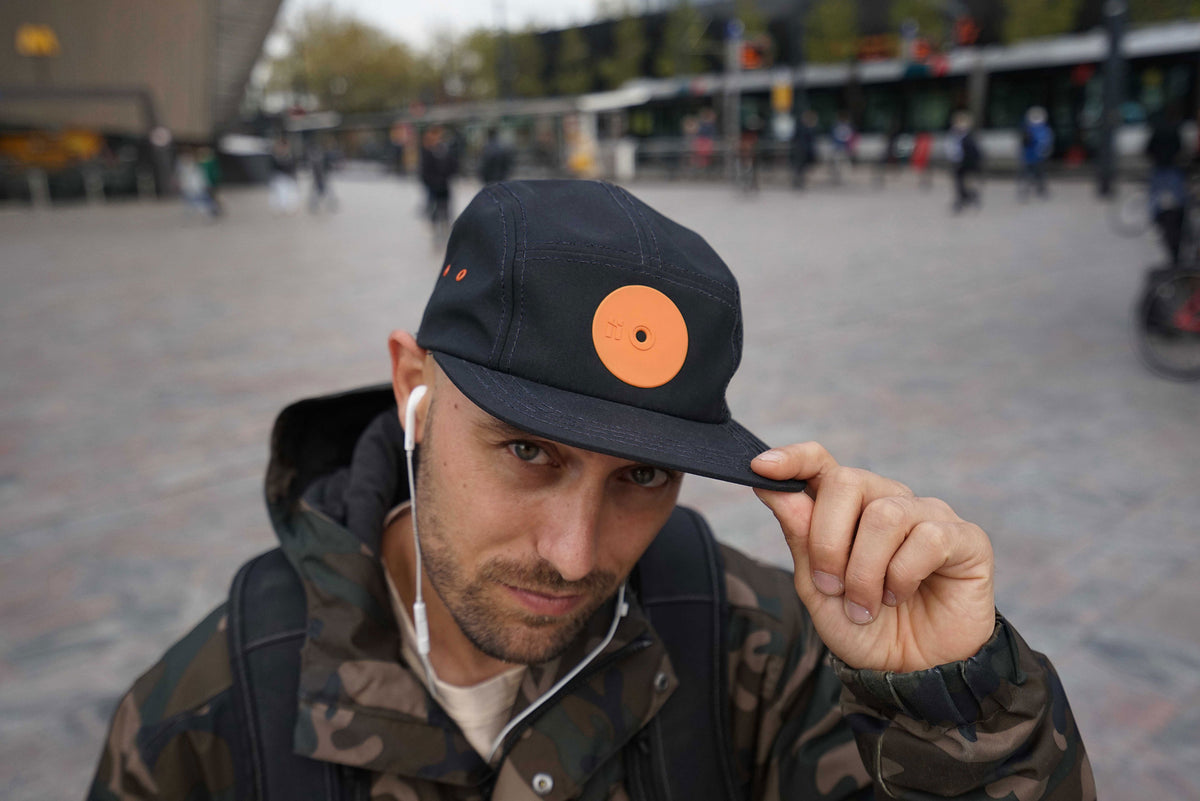 Orange Fat Cap - Black image 4