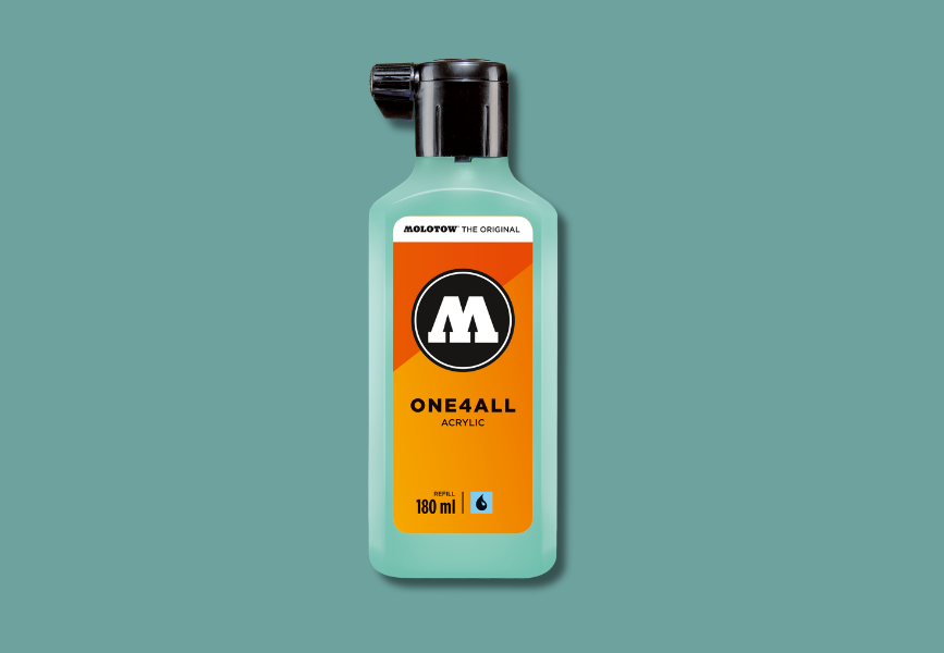 MOLOTOW ONE4ALL Refill 180ml - 020 Lago Blue Pastel image