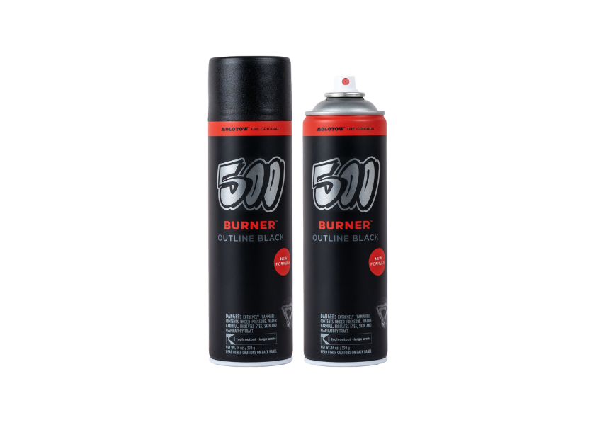 500 Burner - Outline Black image 0