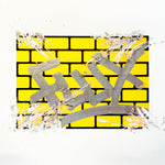 FLUX Eggshell Bricks Stickers - Yellow image 2
