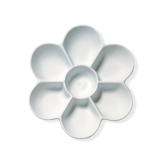 Pentel Plastic Palette - 7 Well Flower image 0