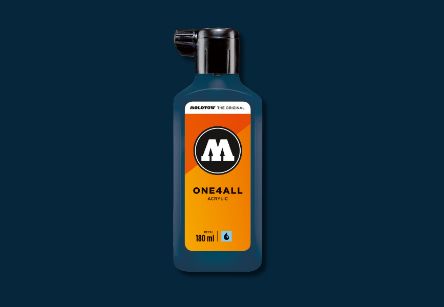 MOLOTOW ONE4ALL Refill 180ml - 027 Petrol image