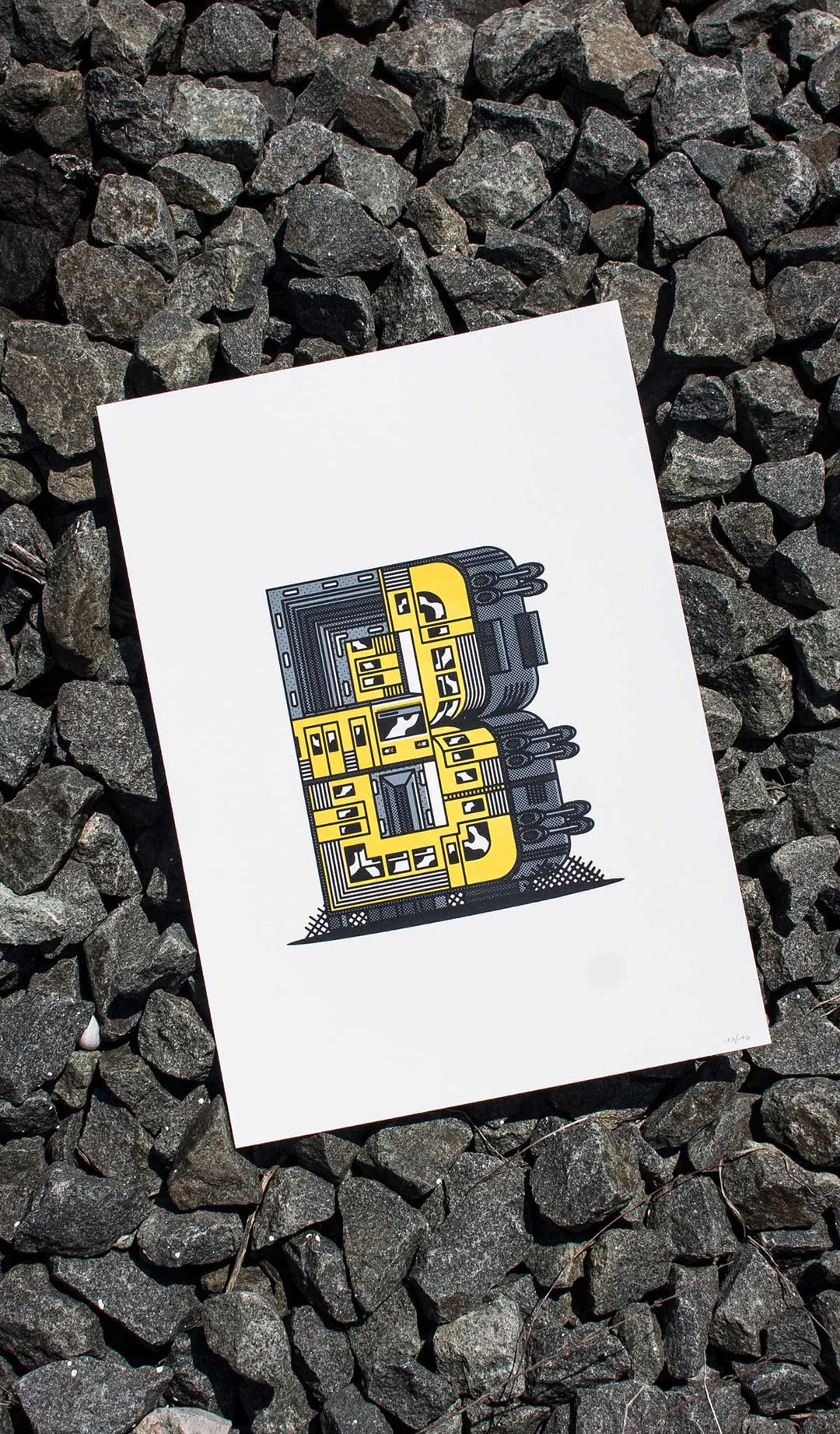 B for Berlin - Screen Print image 1