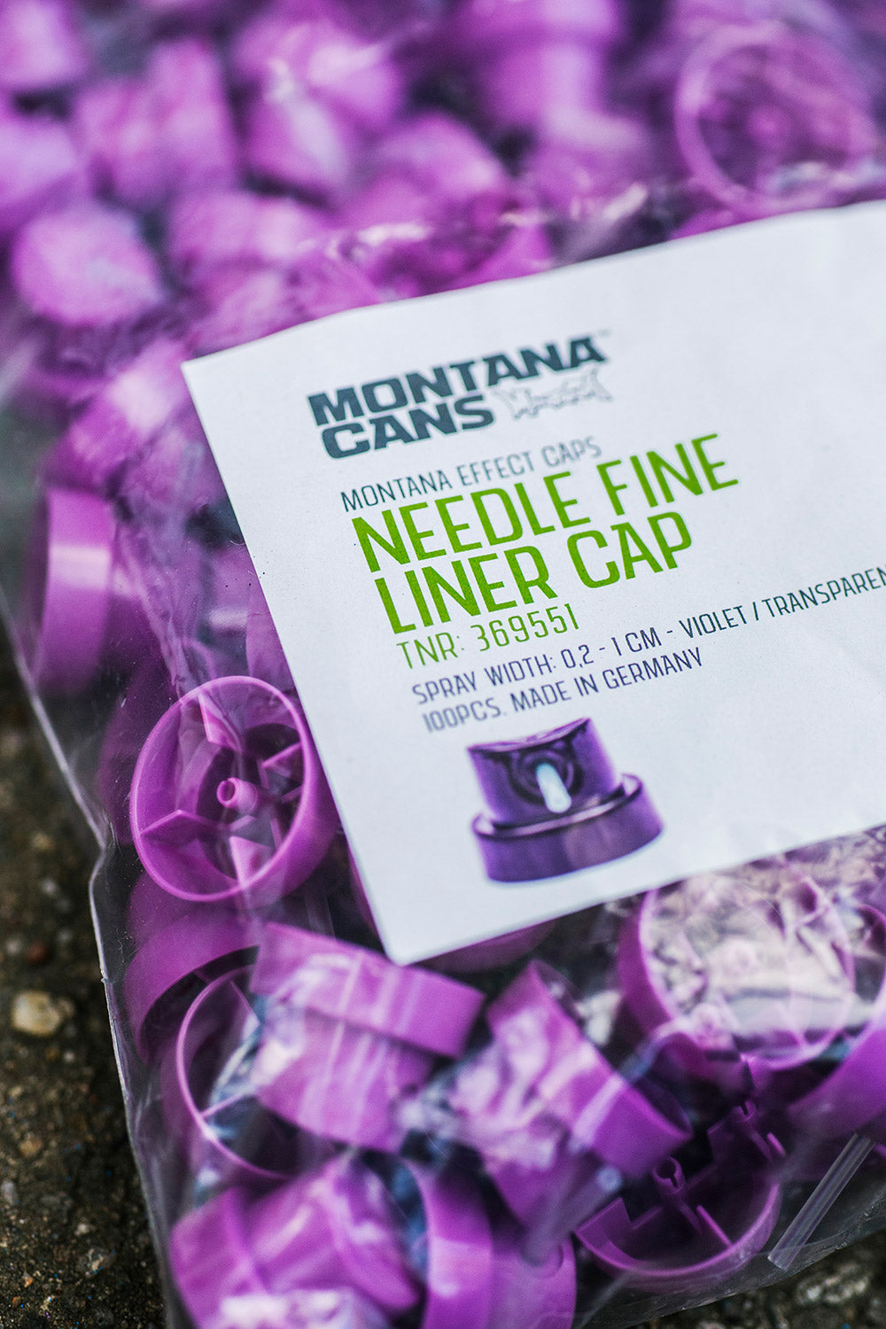 Aerosol Nozzle - Montana Fine Purple Needle - Pack of 100 image 2