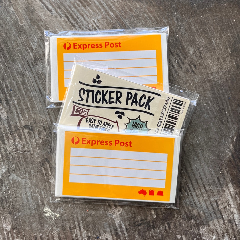 High Tack Sticker Pack 50pc - Express Post image 1