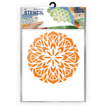 QBIX Stencil 1 Layer - Plastic - Mandala 12 image 0