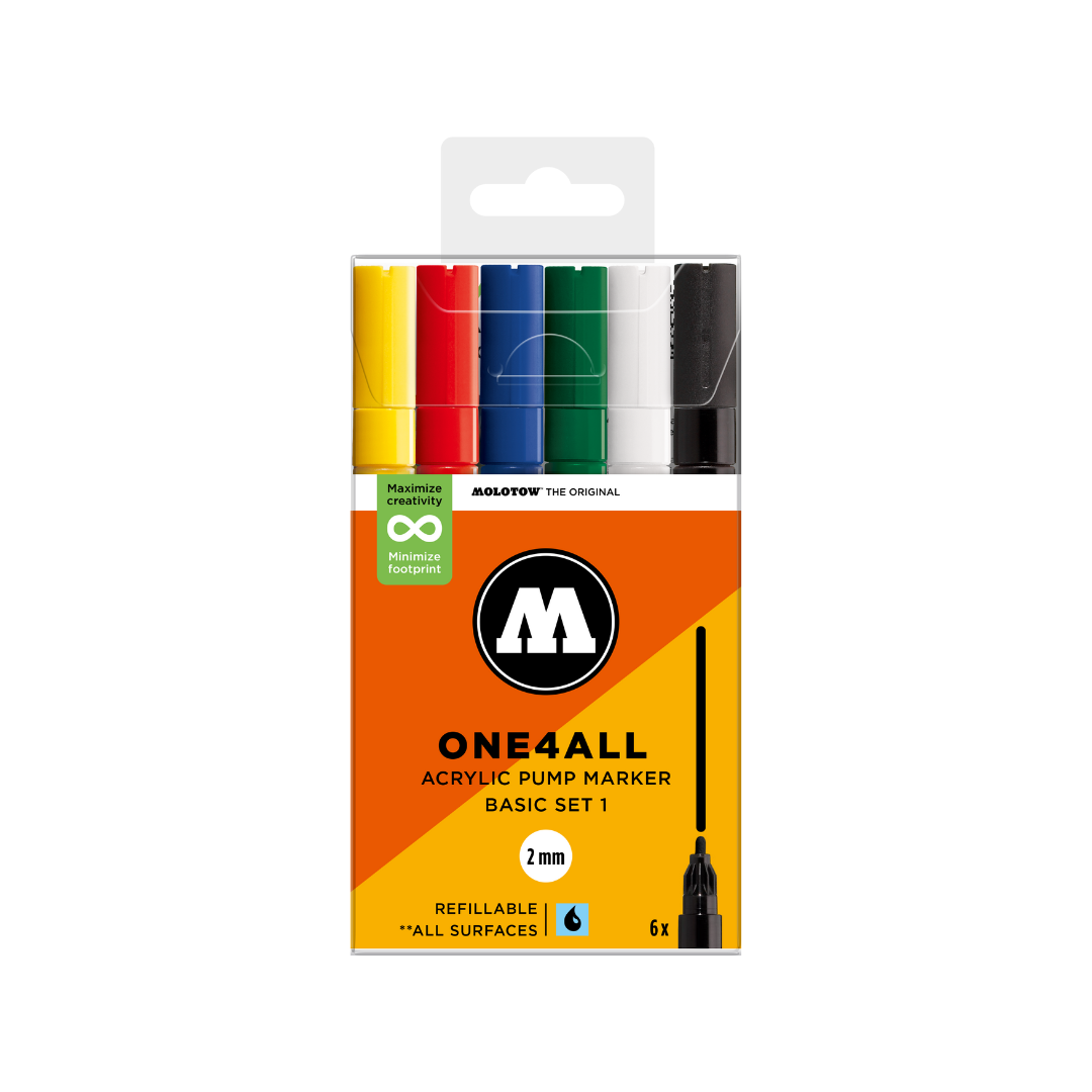 MOLOTOW ONE4ALL Marker Set 127HS - Basic 1 image 0