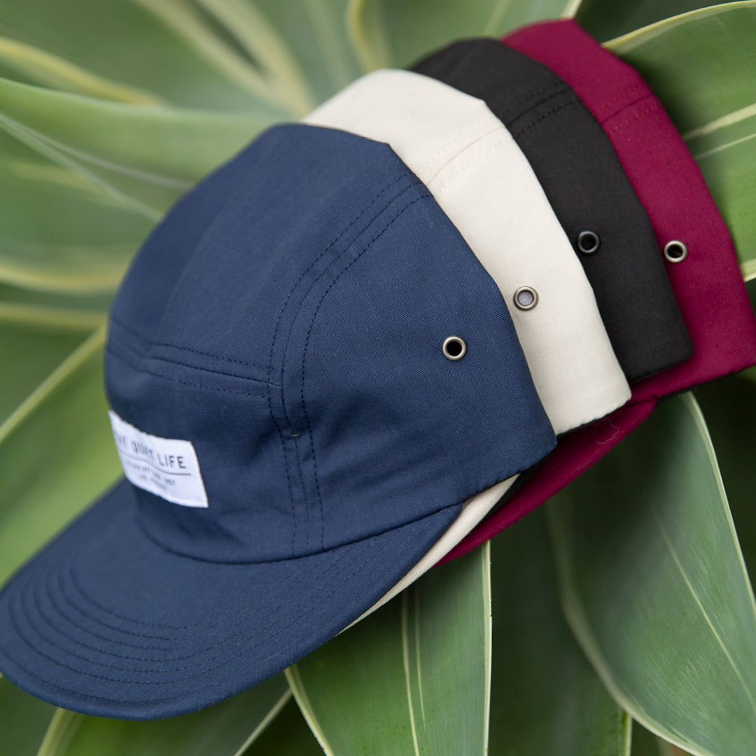 Foundation 5 Panel Camper Hat - Navy image 1