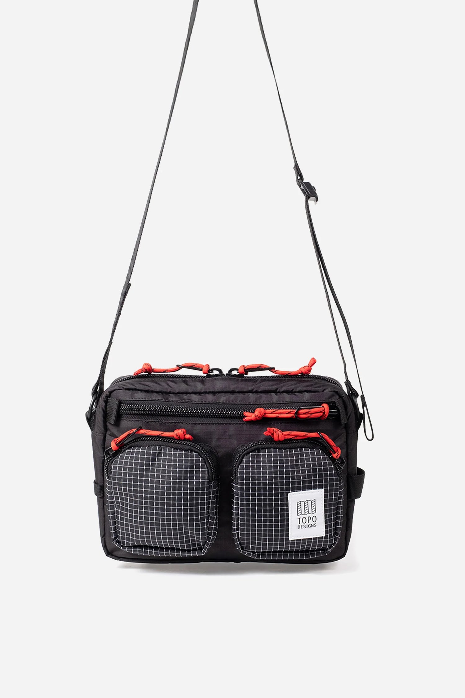 Block Bag - Black/Grid