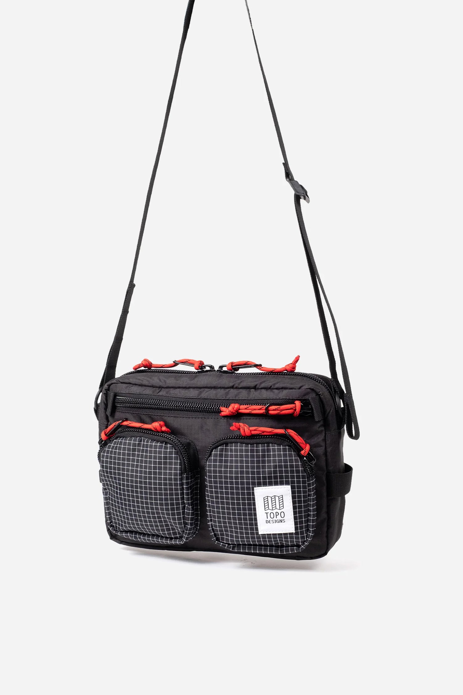 Block Bag - Black/Grid