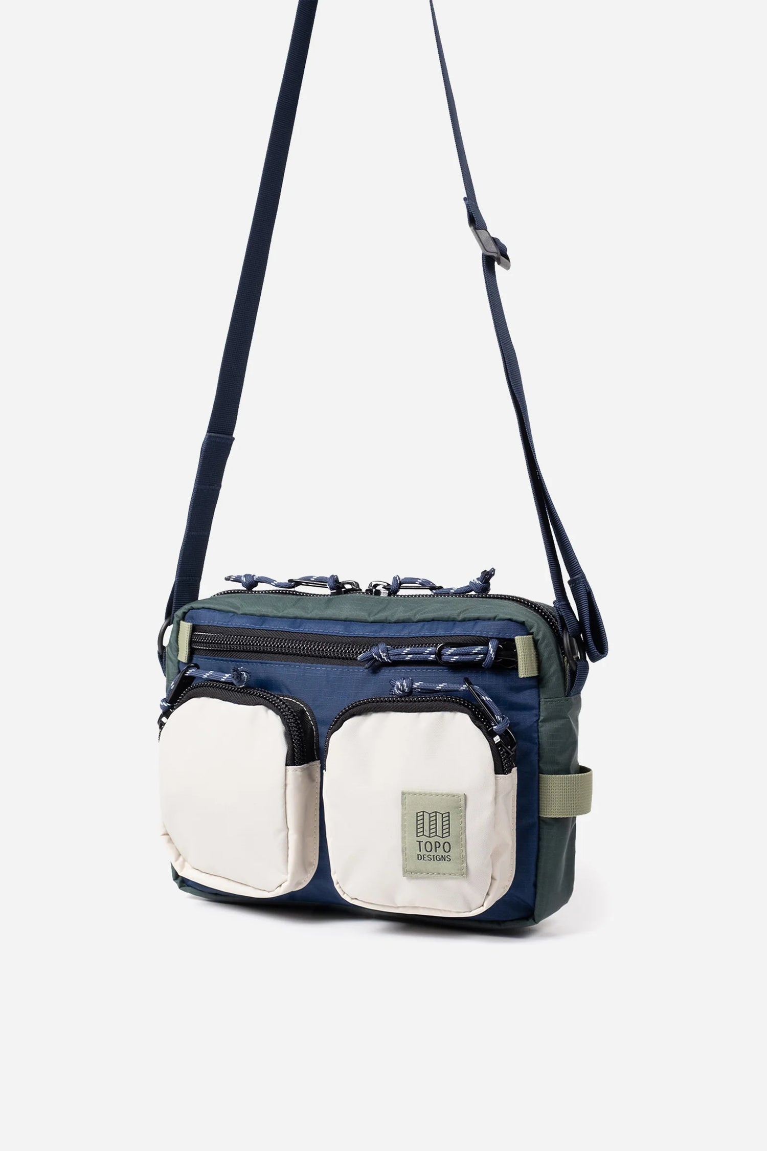Block Bag - Forest/Bone White