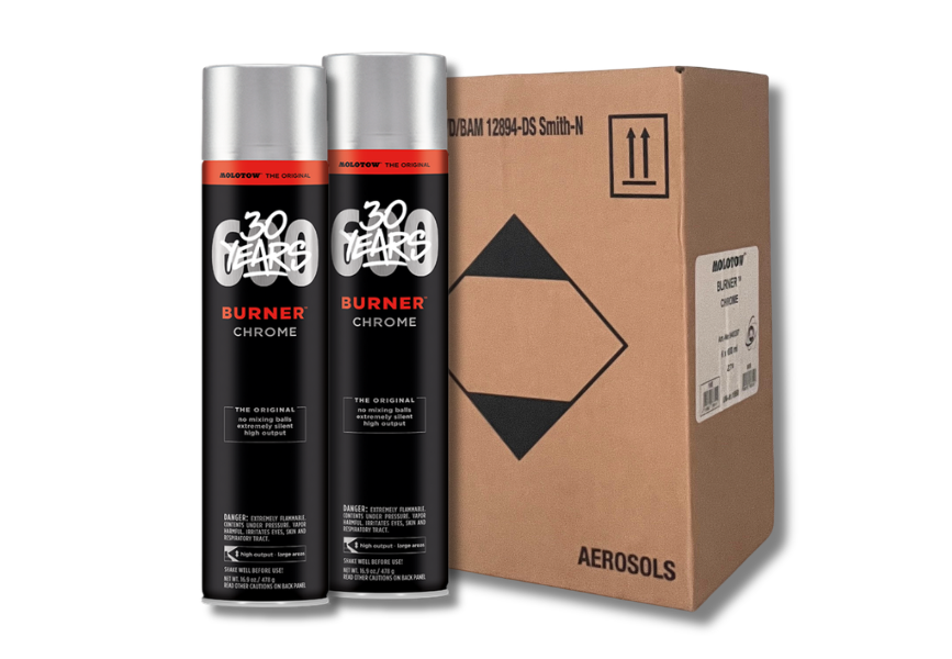 MOLOTOW™ Burner Chrome - 30 Years Edition - Box of 6
