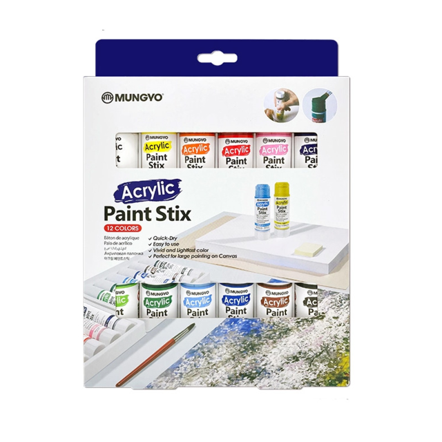 Acrylic Paint Stix - Pack of 12
