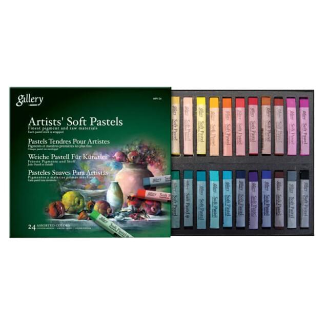 Gallery Artists Soft Pastels - 24 Pack