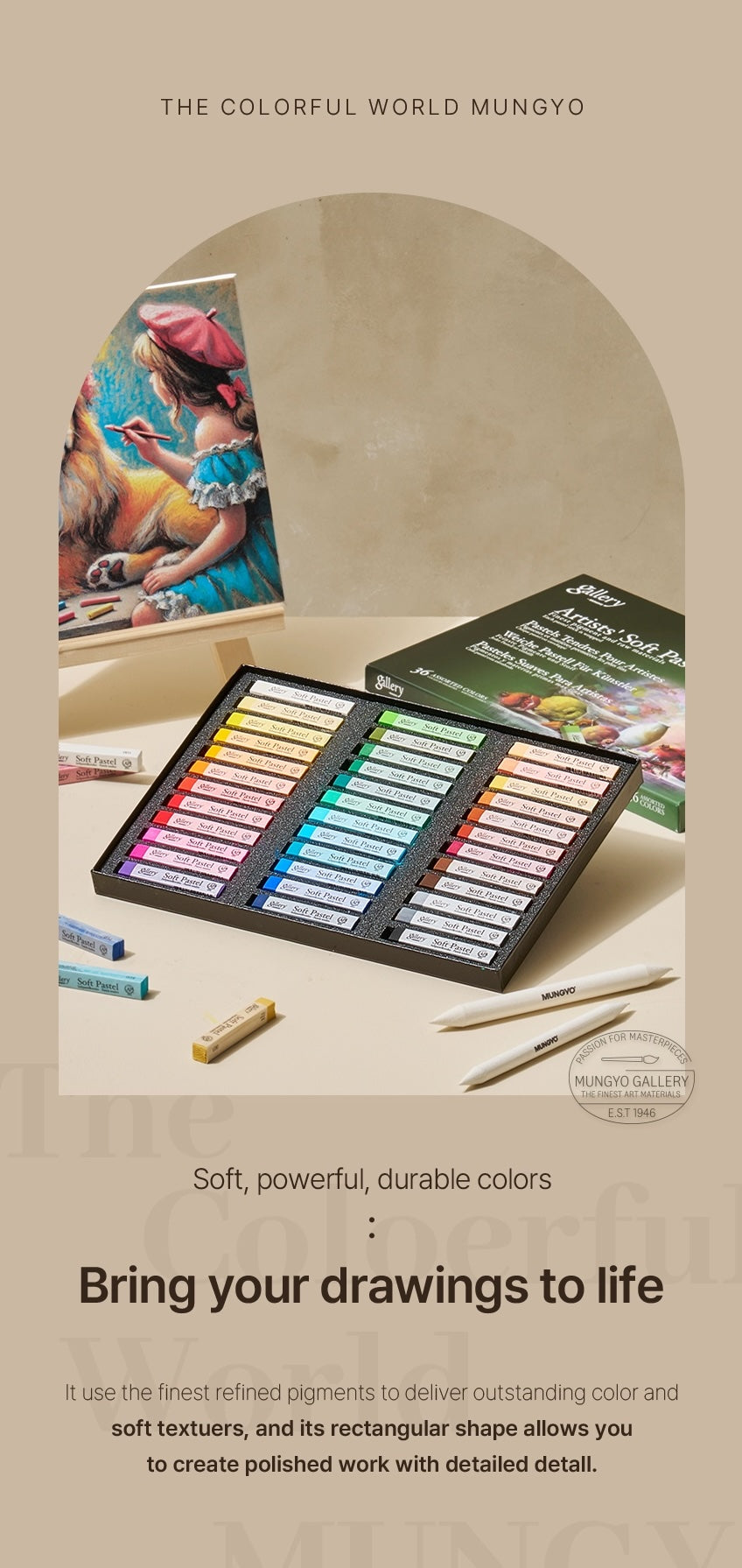 Gallery Artists Soft Pastels - 12 pack