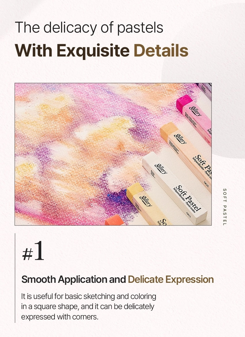 Gallery Artists Soft Pastels - 12 pack