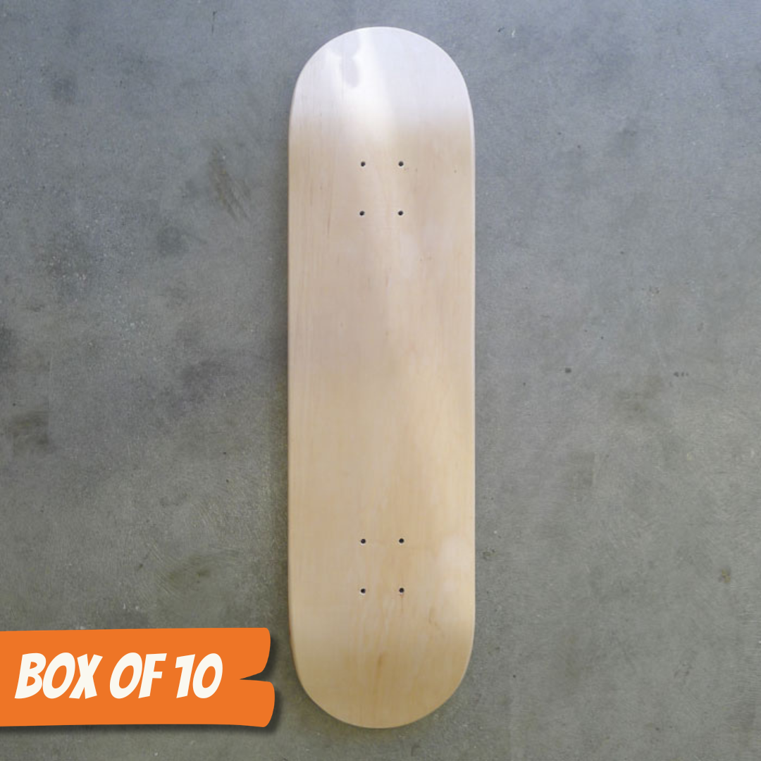 Blank Skate Deck - Regular Shape - Box of 10