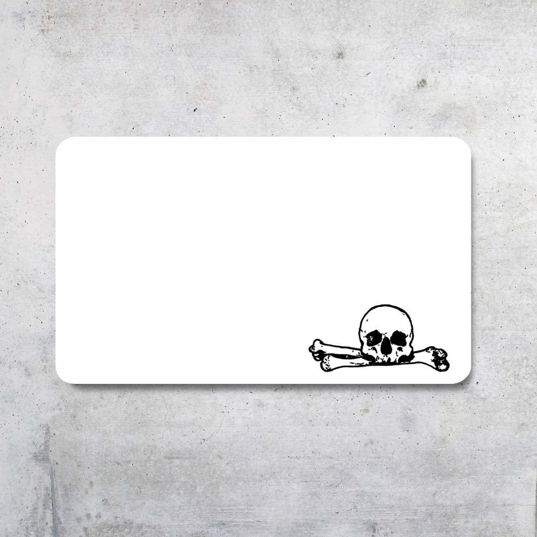 High Tack Sticker Pack 50pc - Skull