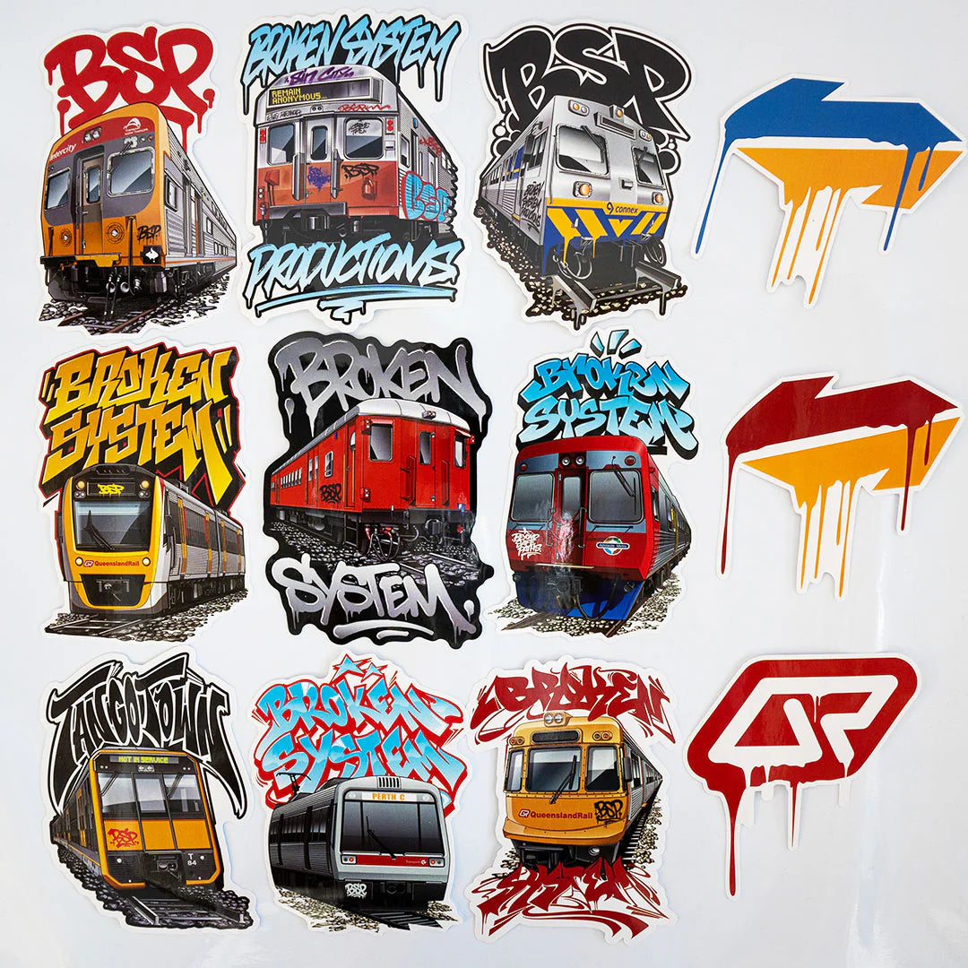 BSP Sticker Pack - Transit Series