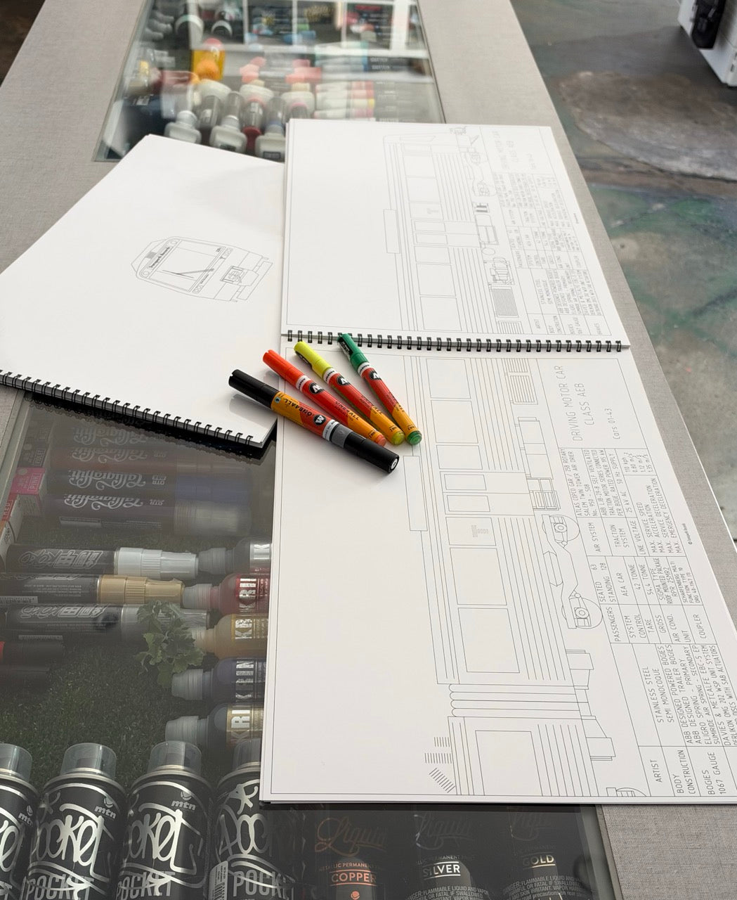 Transperth A-Series Colouring Book