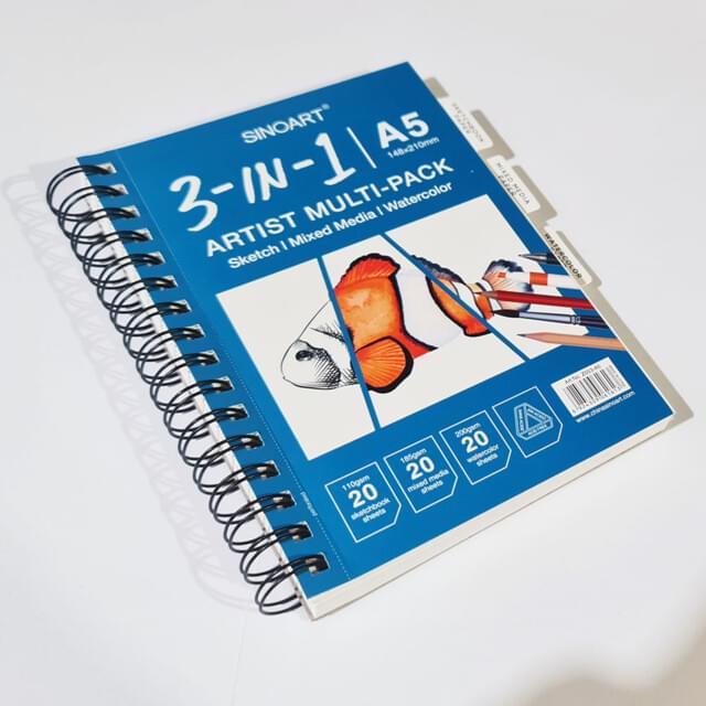 3-in-1 Sketchbook A5 image 0
