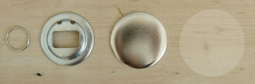 Button Badge Parts - 55mm - Bottle Opener image 1