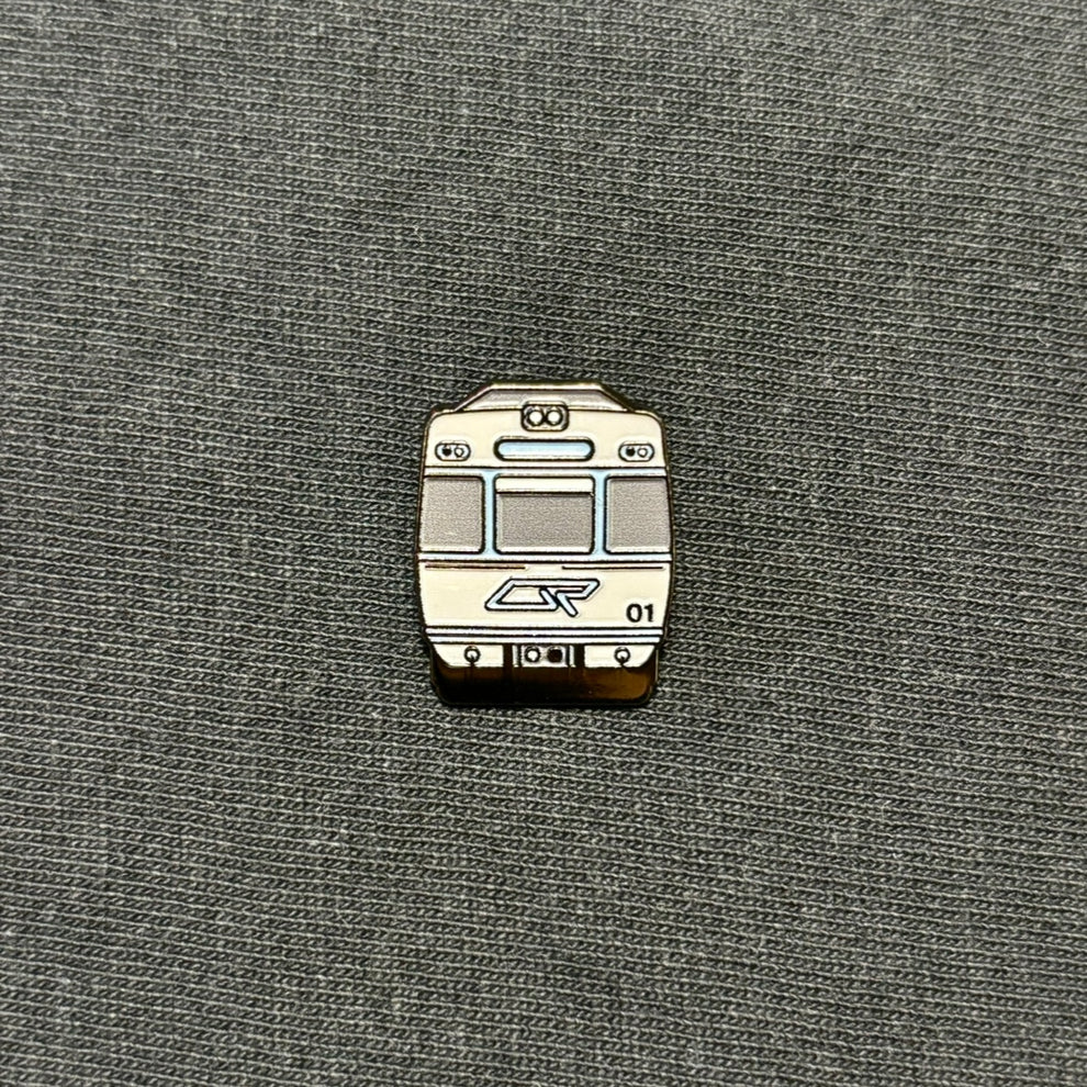 Enamel Train Pin - QR EMU image 1