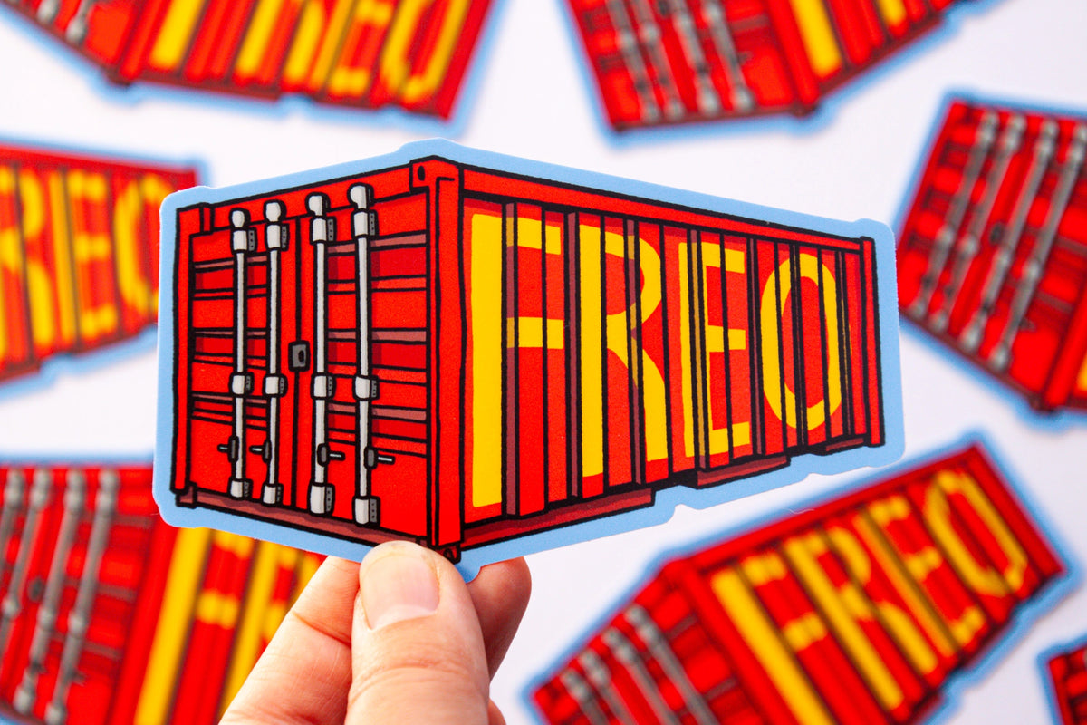 Sticker- Freo Shipping Container