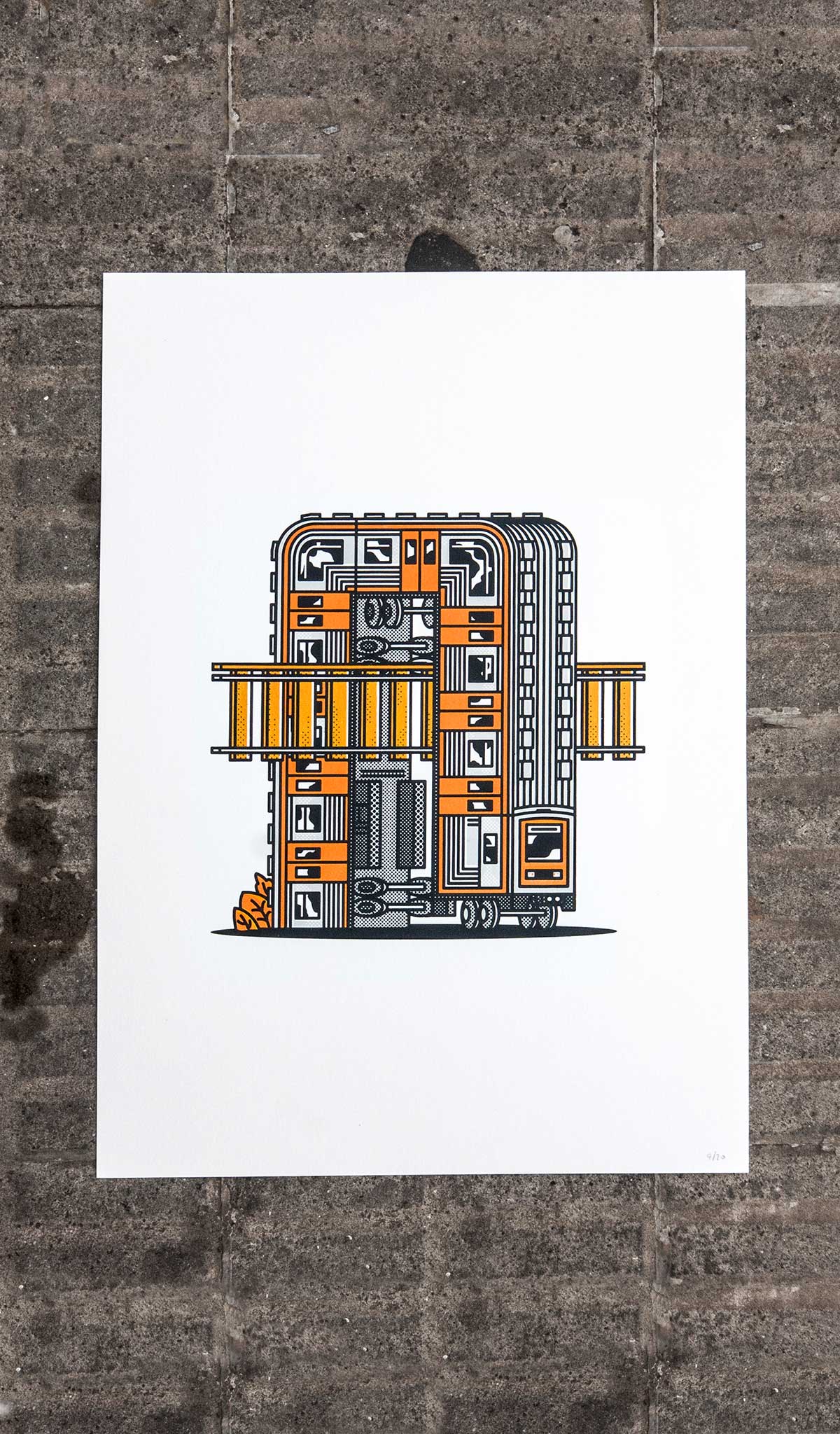 A of Athens - Screen Print image 1