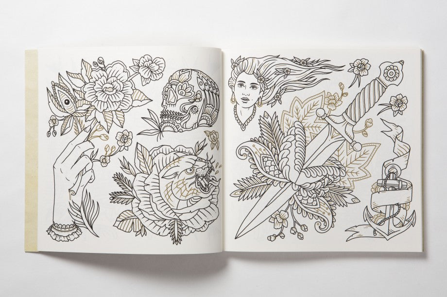 The Tattoo Flash Coloring Book image 6