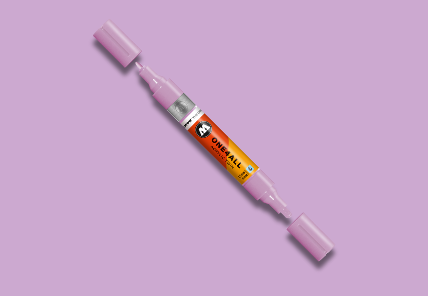 MOLOTOW ONE4ALL Marker Twin - 201 Lilac Pastel image
