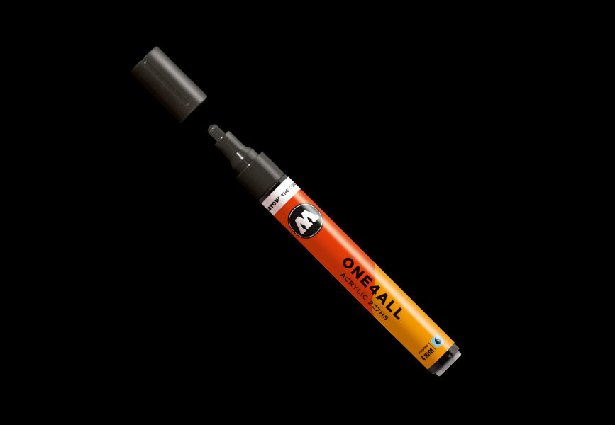MOLOTOW ONE4ALL Marker 227HS - 180 Signal Black image