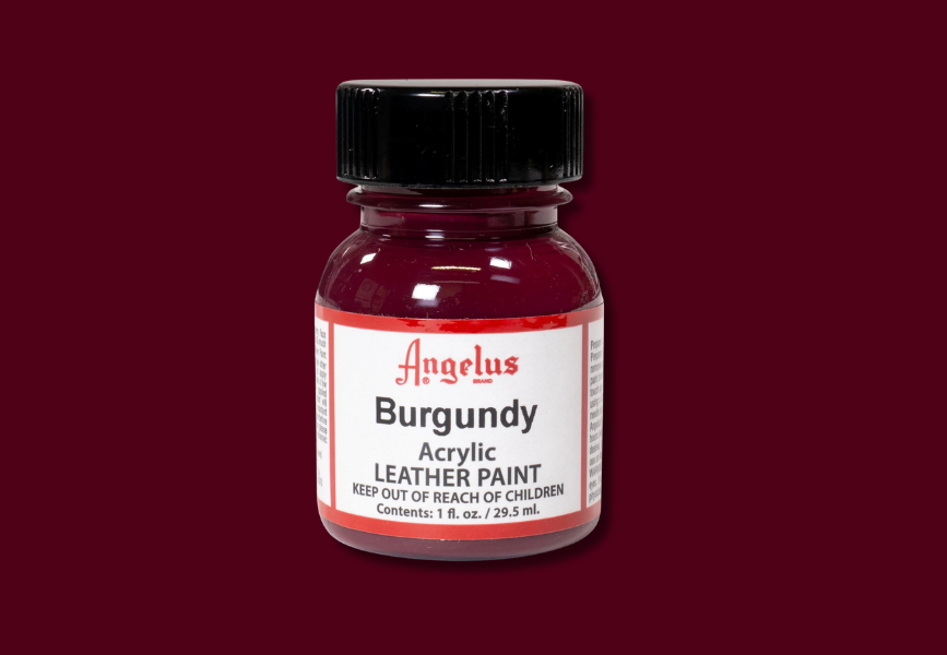 Acrylic Leather Paint - Burgundy image