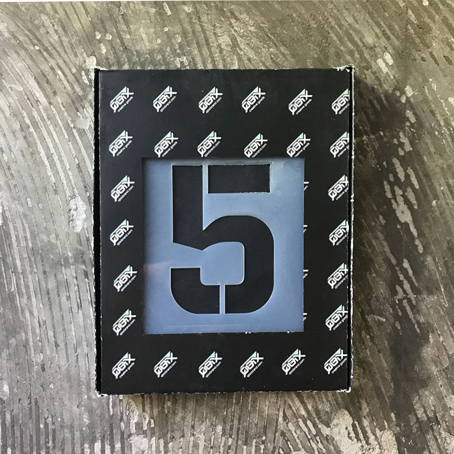 QBIX Plastic Stencil Set - Number Modern - Large image 0