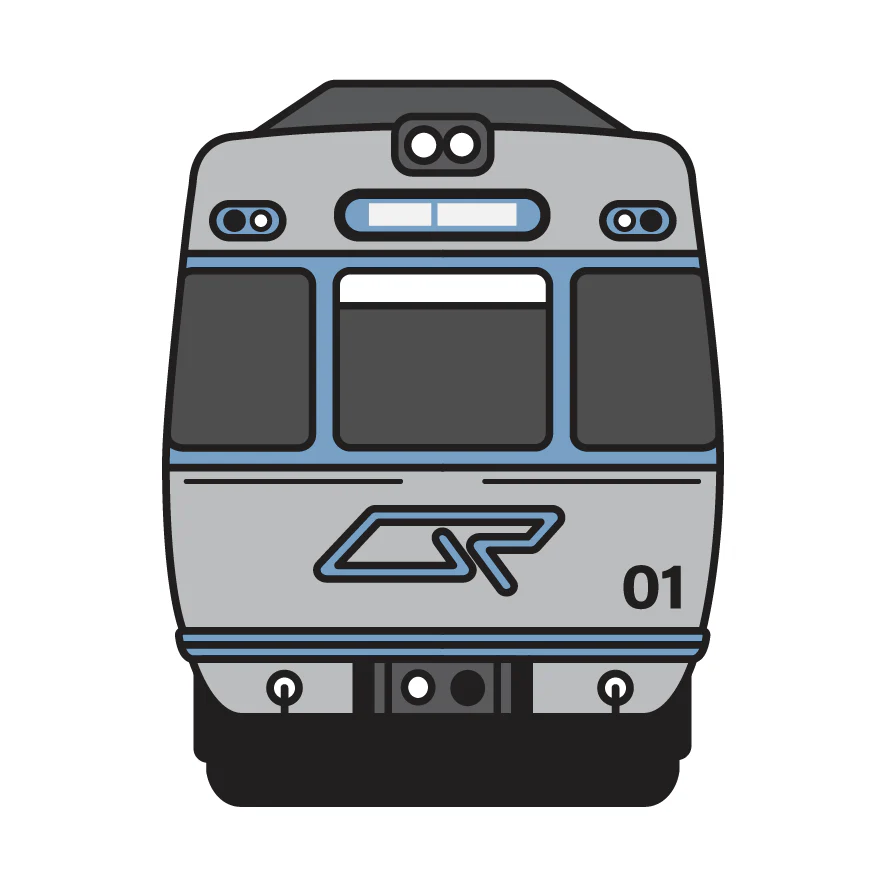 Train Sticker - QR EMU 01 image 0