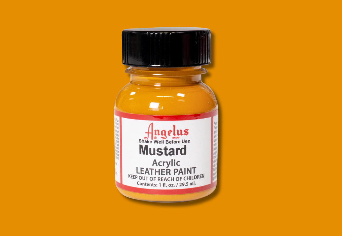 Acrylic Leather Paint - Mustard image