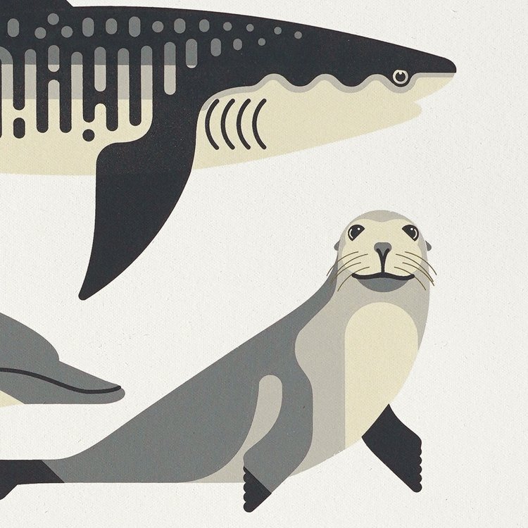 Amok Island Wadjemup Wildlife Screen Print image 4