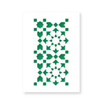 QBIX Stencil 1 Layer - Plastic - Tile Pattern Moroccan Chellah image 0
