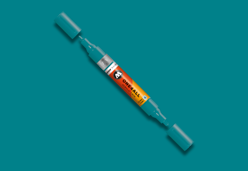 MOLOTOW ONE4ALL Marker Twin - 255 Aqua image