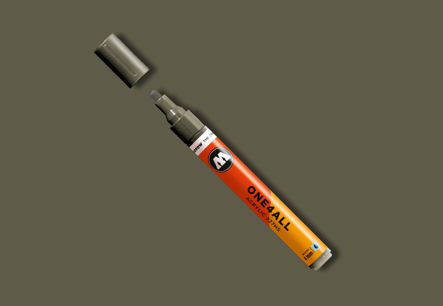 MOLOTOW ONE4ALL Marker 227HS - 260 Stone Grey Dark image