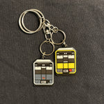 Enamel Train Keyring - Sydney Tangara New &amp; Old image 0