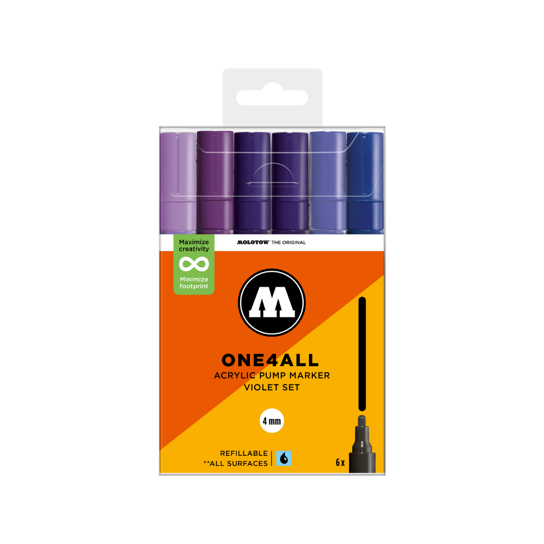 MOLOTOW ONE4ALL Marker Set 227HS - Violet image 0