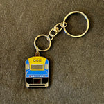 Enamel Train Keyring - NSW XPT New &amp; Old image 1