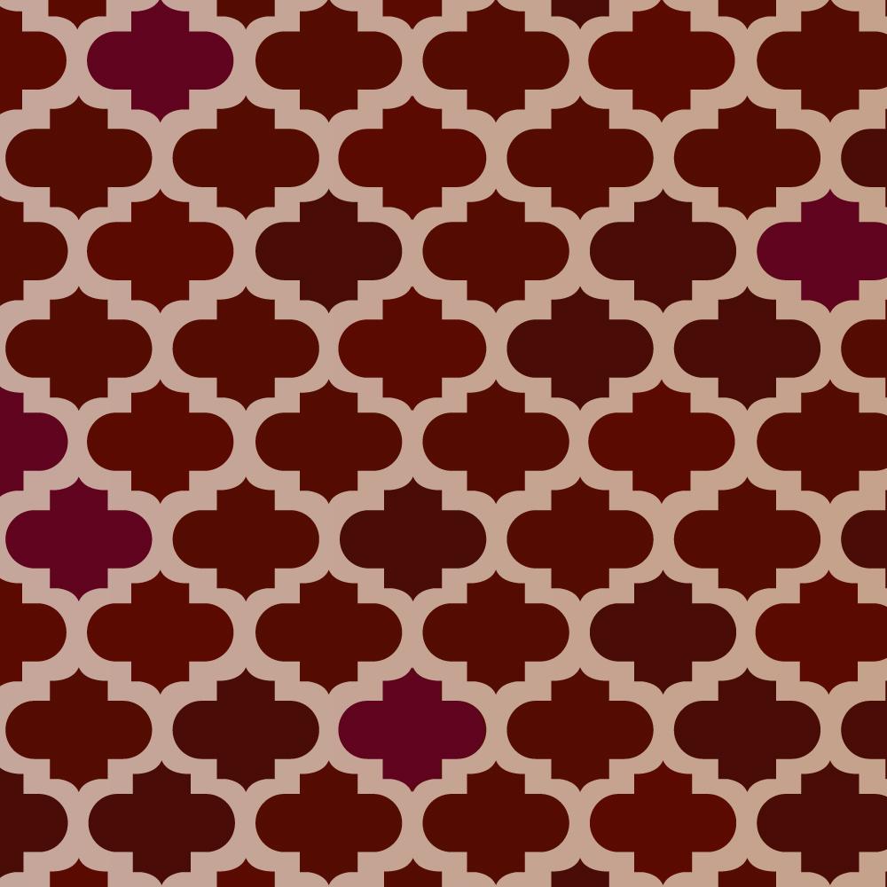 QBIX Stencil 1 Layer - Plastic - Tile Pattern Fleur de Lis 2 image 4