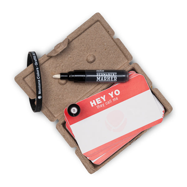 MTN WTF Sticker and Marker Set - Hey Yo image 0