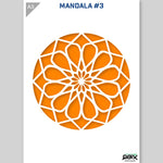 QBIX Stencil 1 Layer - Plastic - Mandala 3 image 1