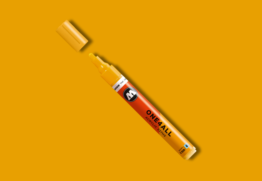 MOLOTOW ONE4ALL Marker 227HS - 258 Mustard Yellow image