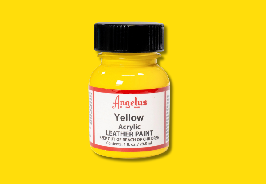 Acrylic Leather Paint - Yellow image